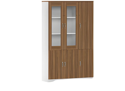 Mūsdienīgs birojs ar ekrānu un elegantu uzglabāšanas vietu