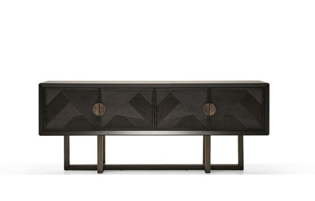 Elegants moderns un funkcionāls brūns TV galds