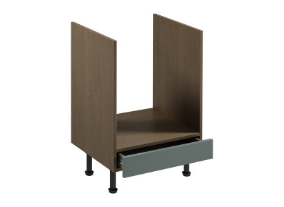 Mobilā virtuve ar iebūvētu krāsni