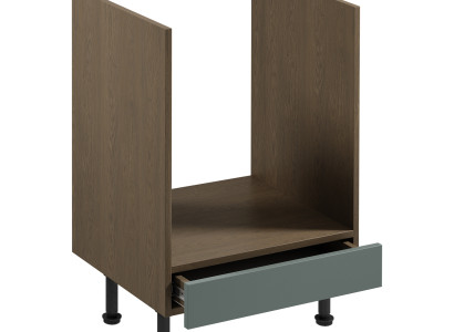 Mobilā virtuve ar iebūvētu krāsni