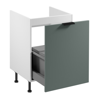 Balta virtuves atkritumu skapja