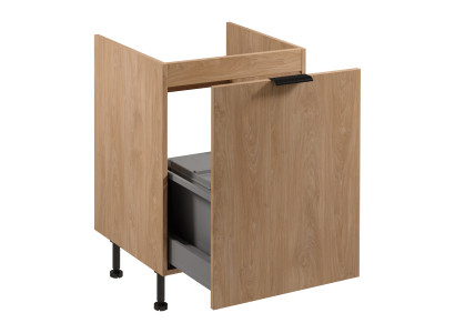 Beige virtuves grozu šķirošanas sistēma