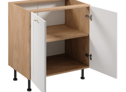 Mobilais virtuves izlietne ar divām durvīm