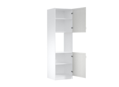 Krāsains skapja mūris ar cepeškrāsns vietu