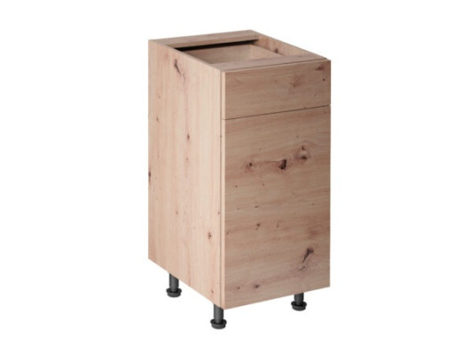 Kuchynes mēbeles ar durvīm un plauktiem