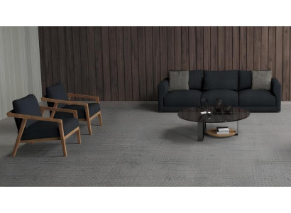 Trīs vietu dīvāns ar ērtu un estētisku sēdvietu - ikdienas lietošanai