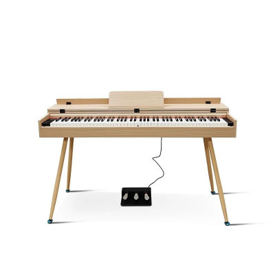 Spilgts digitālais pianīns bežā krāsā mājai