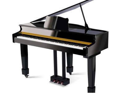 Digitālie klavieres Mustat