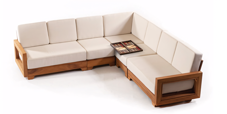 Elegants dārza mēbeļu komplekts