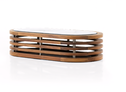 Dzīvojamās istabas galds ar dzīvīgu rakstu jūsu mājai