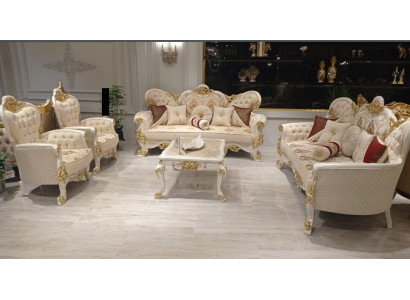 Sofas komplekts 5 gab. 3+3+1+1 vienam dīvānam galds dīvāns dīvāns krēsls sēdvietu komplekts