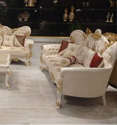 Sofas komplekts 5 gab. 3+3+1+1 vienam dīvānam galds dīvāns dīvāns krēsls sēdvietu komplekts