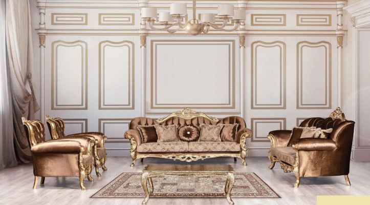 Sofagarnitūra 3+3+1+1 Vieta Sofa galdiņš Sofa Sofas Krēsli Luxus Set 5 daļas