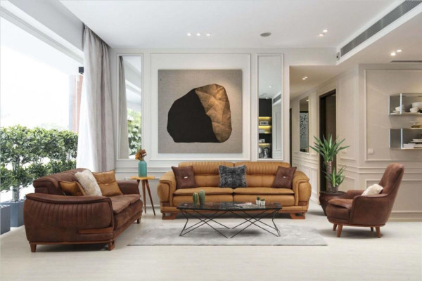 Sofasets Dīvāns Komplekts 3+3+1 Vieta Fotelis