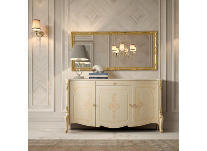 Sideboard Spiegel Galds Sideboard koksējums Mākslas mēbeles Stils Komoda komplekts 2 gab.