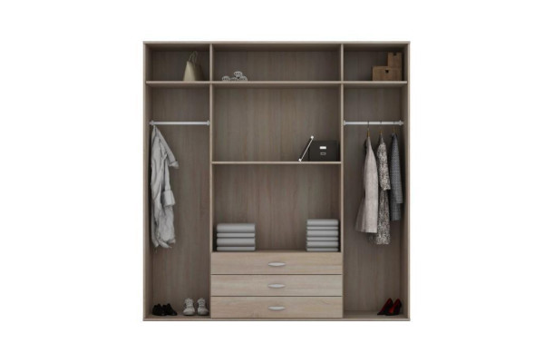 Skapis koka garderobe guļamistabas skapji moderns stils jauns