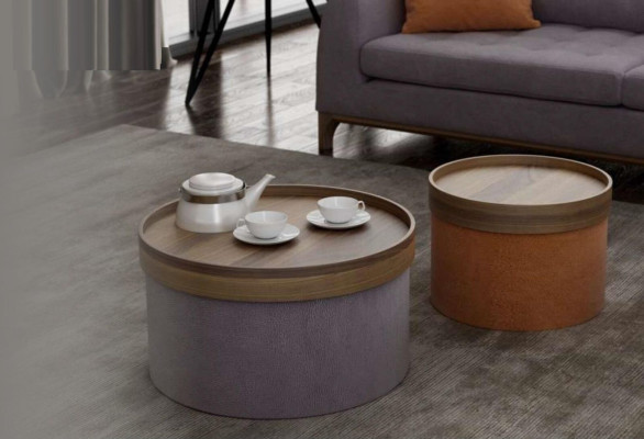 Noapaļoti galdi Mūsdienu dzīvojamo telpu mēbeles Galda plaukti Blakusgalda galdu