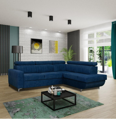 Sofas L-Form Tekstils Dīvāns Stūra Sēdeklis Dīvāns Dzīvojamā istaba Moderns Zaļš Dīvāni Mēbeles