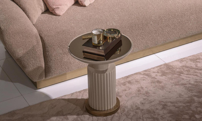Chaiselongue Grupa Dīvāns Galdiņi Ar Polsterējumu Audums Moderns 3 gabalu komplekts