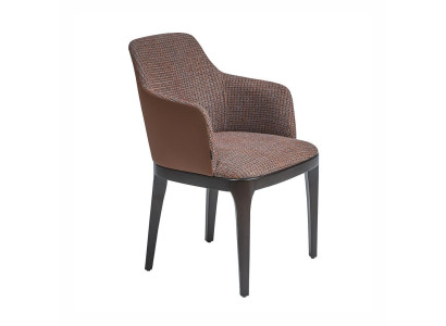 Dizaina mīkstais krēsls ar roku balstiem ēdamistabas mīkstajos krēslos jauns