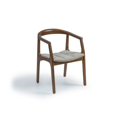 Bruņurupucisks krēsls ar rokām moderns ēdamistabas koka krēsls mēbeļu dizains.