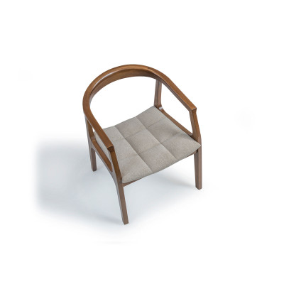 Bruņurupucisks krēsls ar rokām moderns ēdamistabas koka krēsls mēbeļu dizains.