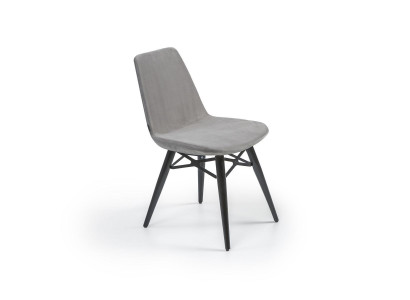 Dizainera moderns pelēks krēsls mēbeļu iekārtošana luksusa jaunais ēdamistaba