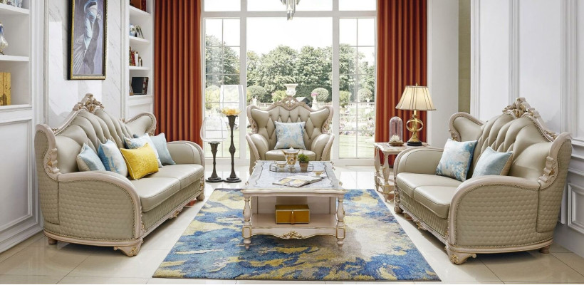 Sofas komplekts 3 2 1 sēdvietas dizains dīvāni polster couchen ādas dīvāns masīvkoks