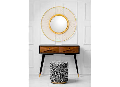 Konsolu galds Galds Konsola Komoda Gala galds Koks Moderns Luksuss Brūns Dizains