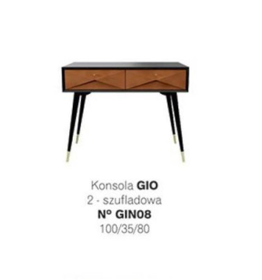 Konsolu galds Galds Konsola Komoda Gala galds Koks Moderns Luksuss Brūns Dizains