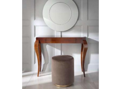 Konsolēs galds pakavs kosmētikas galds sideboard kokmateriaļi brunais mēbeles galdi 2 gab. komplekts.