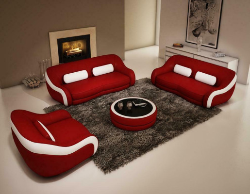 Sofas komplekts sēdeklis āda dizains XXL pārklājums dīvāns komplekts 3+2 sēdvietas