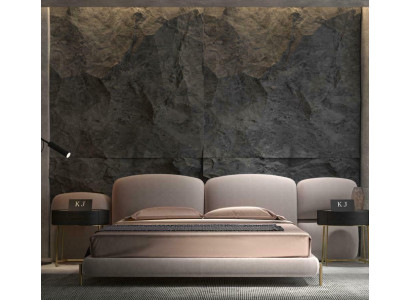 Gultasistaba gulta ar polsterējumu 180x200 Itālijas dizains