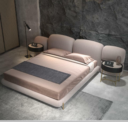 Gultasistaba gulta ar polsterējumu 180x200 Itālijas dizains