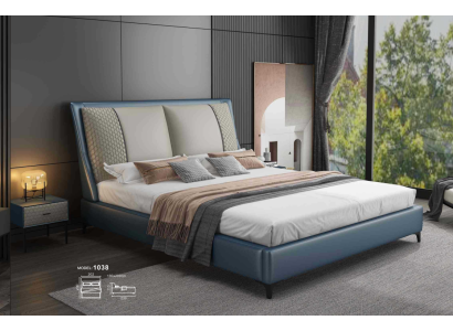 Dizainera gulta guļamistabas gultas audums āda viesnīca luksusa polsteris samts audums.