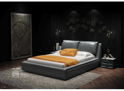 Dizainera gulta luksusa divvietīgs ādas viesnīcas metāla gultas divvietīgas guļamistabas jaunās