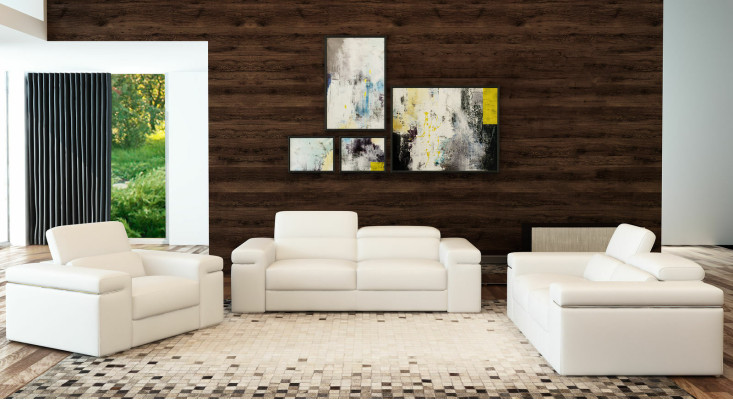 Sofas komplekts Arķivs ādas galdi Telpa Sēdeklis 3+2+1 komplekts Garnitūras