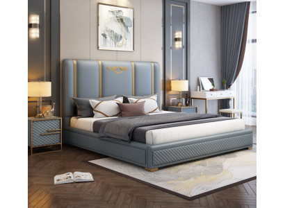 Gulta Pildspalvu dizains Luksus Metāla divguļamie gultas viesnīca laulības miega istaba