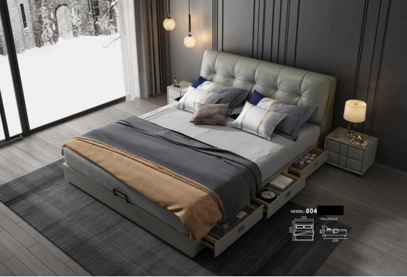 Dizainera gulta 180x200 āda metāla gultas divguļamā gulta deluxe guļamistaba luxembourg laulība