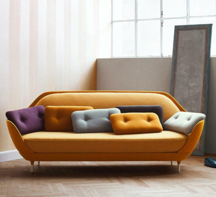 Dīvāns Dzīvojamā istaba Atpūtas postenis Dīvāns dizains Sofa Izklaidējošā istaba Atdzīvināšanas postenis Audums Pelēks Moderni Dīvāni Jauni
