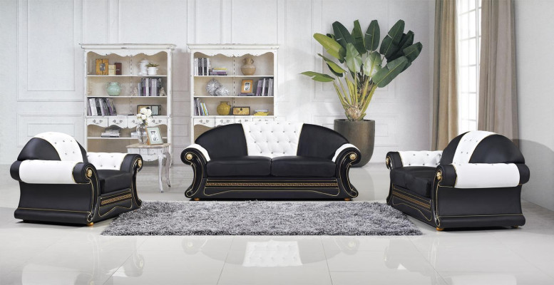 Dīvāns Dzīvojamās Istabas Garnitūra Modernais Dizains Sofa 6020 3+2 Sēdvietu Dīvāni