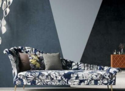 Tekstila šezlonga guļamistoņu polsterētais dīvāns atpūtai Chaiselounge Kluba mēbeles Jauni