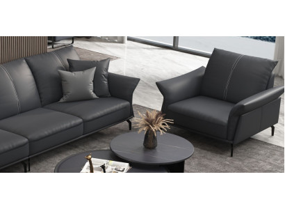 Krēsla atpūta Audums Lounge Luxus Televīzijas klubs Sēdekļa polsterējums Designer Couch