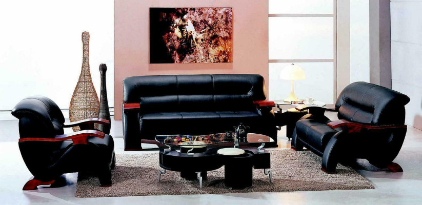 Sofagarnitur ādas gultas komplekts 3+2 (bez krēsla) dīvāns sēdeklis polster garnitūra 2033