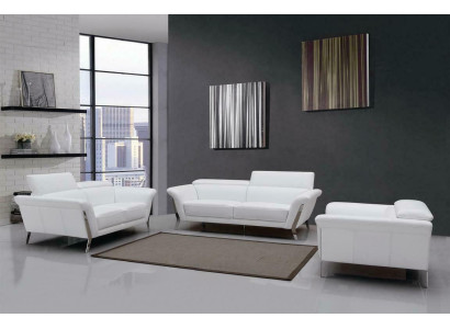 Sofas komplekts no ādas 3+2 (bez krēsliem) dīvāns sēdekļi polsterēšanas komplekts 1547