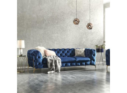 Chesterfield tekstila dīvāns, polsterētas sēdvietas, liels XXL 3 vietīgs auduma dīvāns.