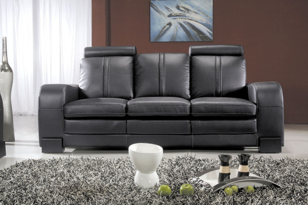 3 sēdvietu (bez 2+1) dīvāns Sofa Couch Polster XXL Big Couchen Sofas āda