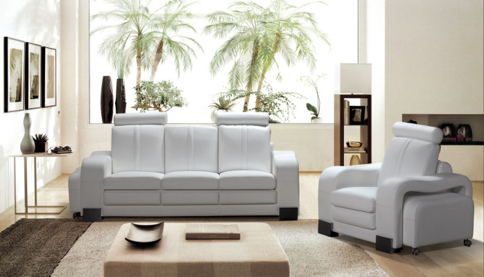 3 sēdvietu (bez 2+1) dīvāns Sofa Couch Polster XXL Big Couchen Sofas āda