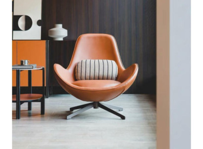 Dizainera mēbeles Relax Club New Sessel Einsitzer tronis Itāļu stils