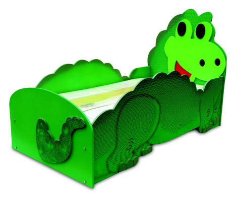 Lielgabalu Dino gults ar matraci, bernu gulta, bernu istaba, bernu istabas gultas.